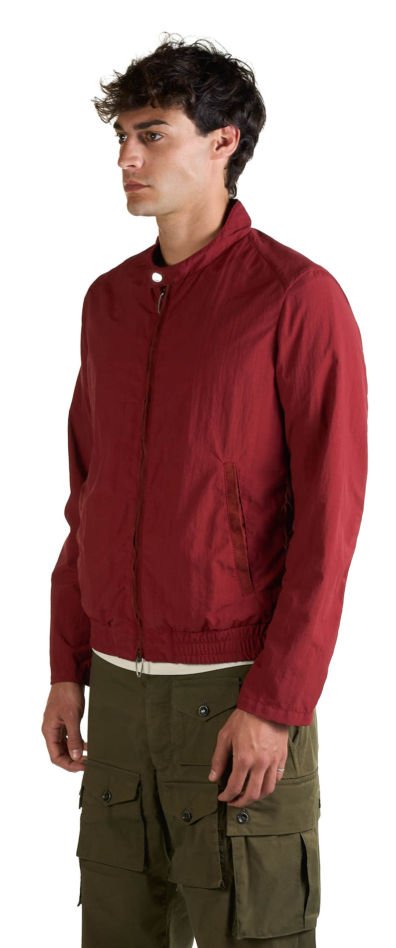 DANIELE BASTA LEATHER AND SILVER JACKET